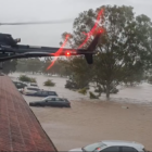 helicopter rescue washed away lismore floods